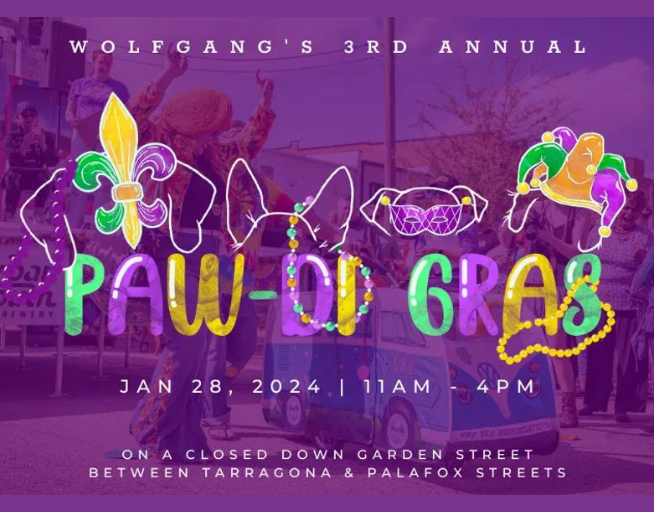 3rd Annual Pensacola Pawdi Gras