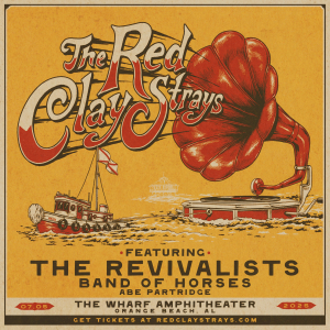 The Red Clay Strays are making their way back home! Catch The Red Clays Strays live at The Wharf Amphitheater on July 5, 2025 with special guests The Revivalists, Band of Horses and Abe Partridge!
